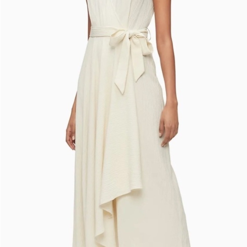 Calvin Klein Dainty White Wrap Jumpsuit/Dress